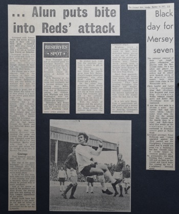 Alun puts bite into attack - 16 October 1971